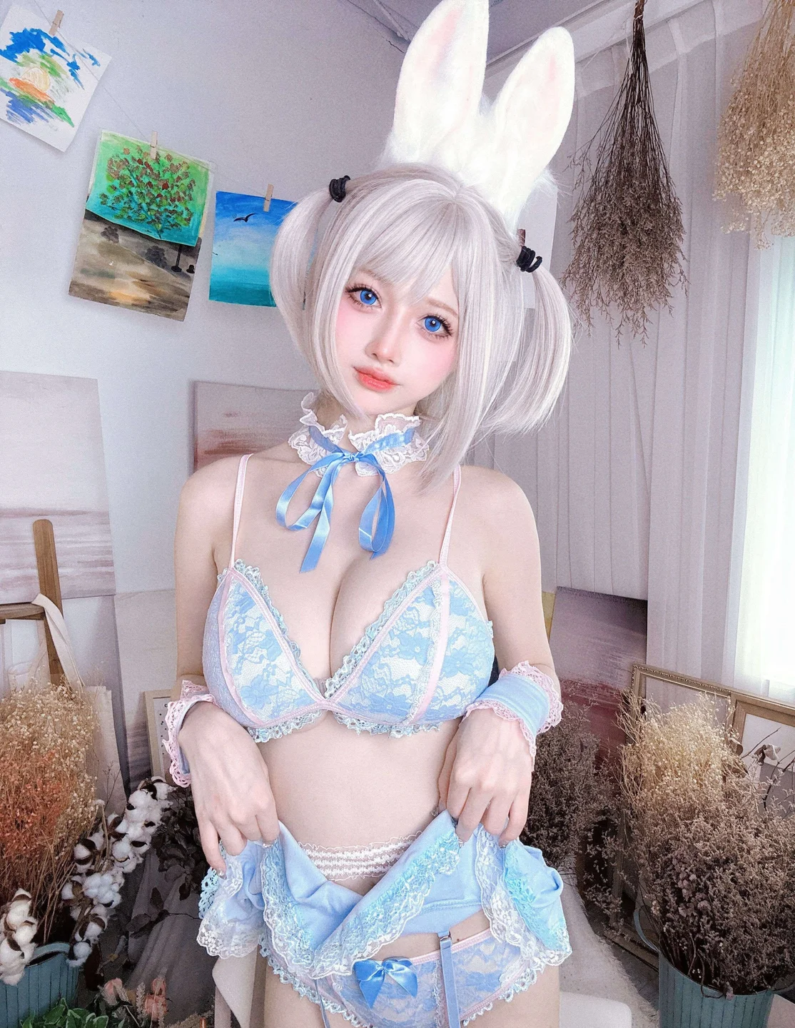 沖田凜花Rinka - 蓝色兔子 [70P-307MB] tg@simisebaisi 【丝足阁】019.webp